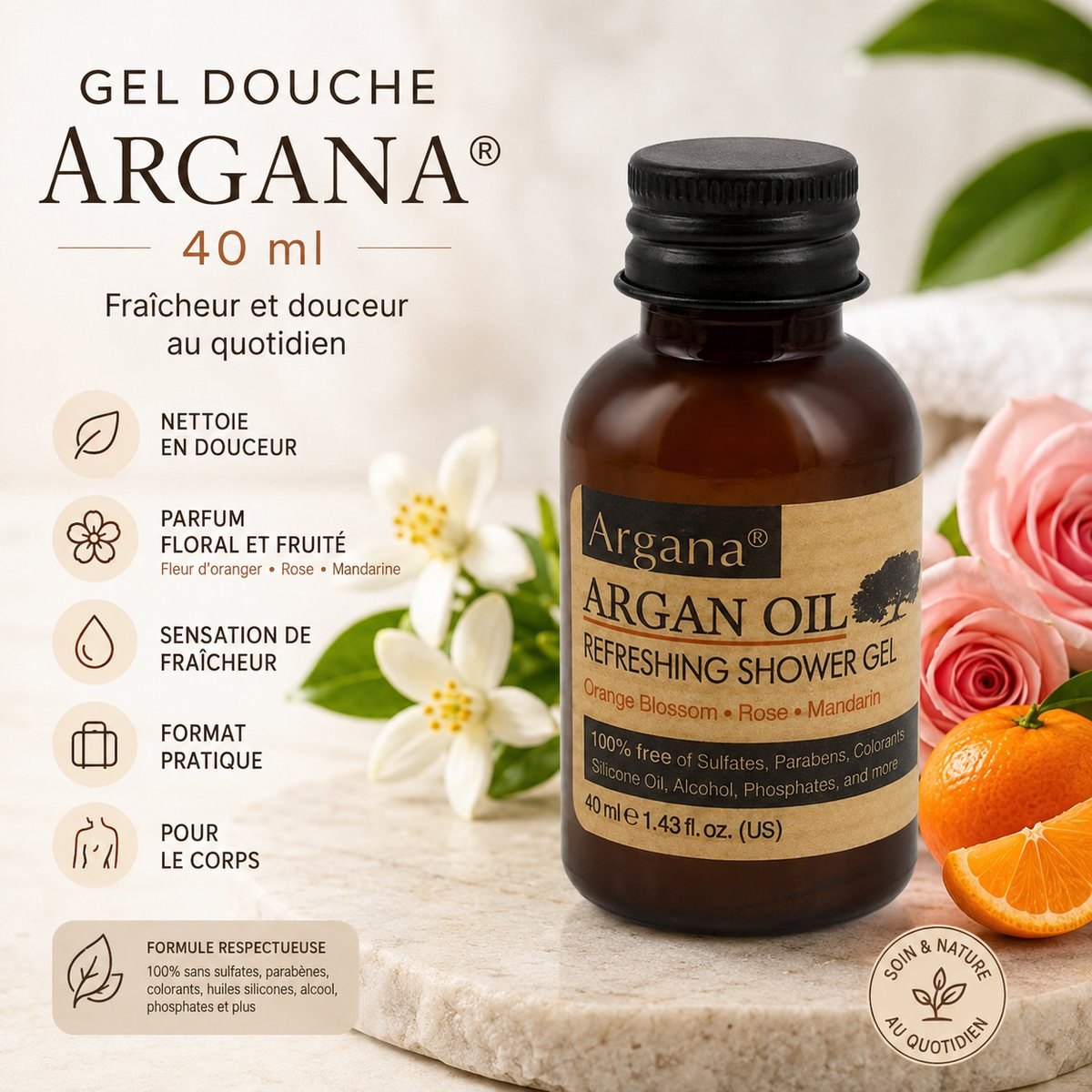 Argan Shower Gel with Argan Oil 400ml