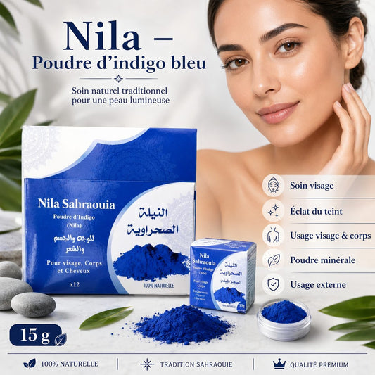 Nila Bleu Sahraouia - Poudre d'Indigo sahara