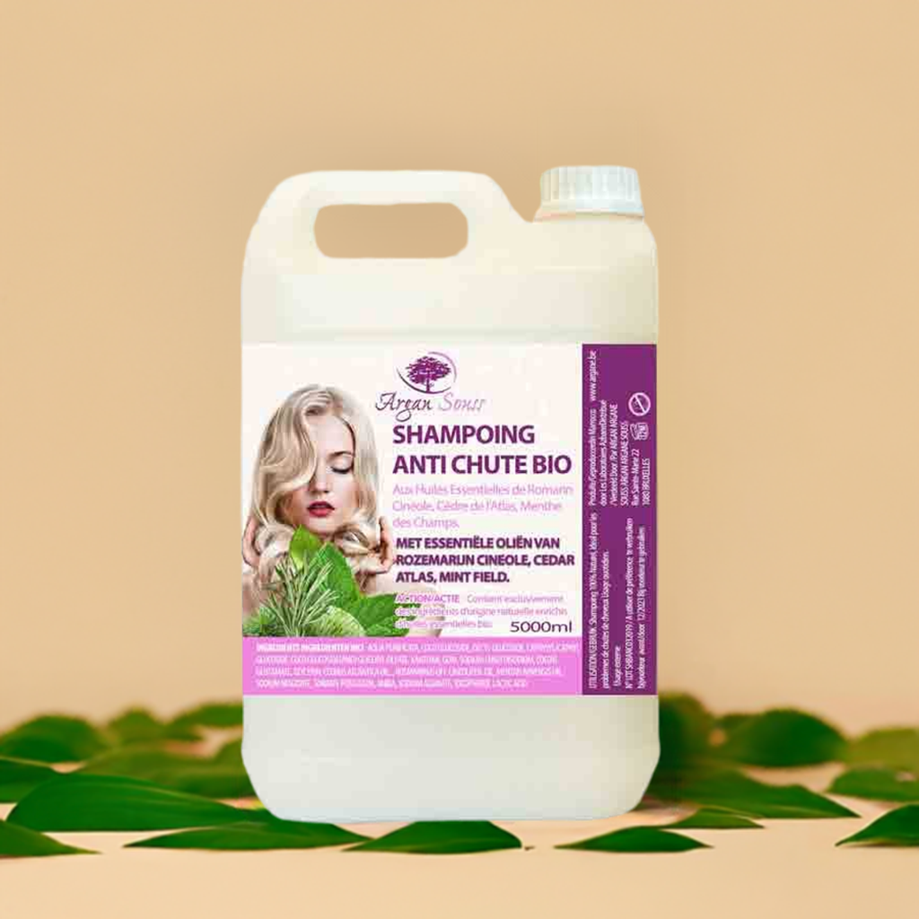 Shampoo with Organic Essential Oils Anti-Hair Loss