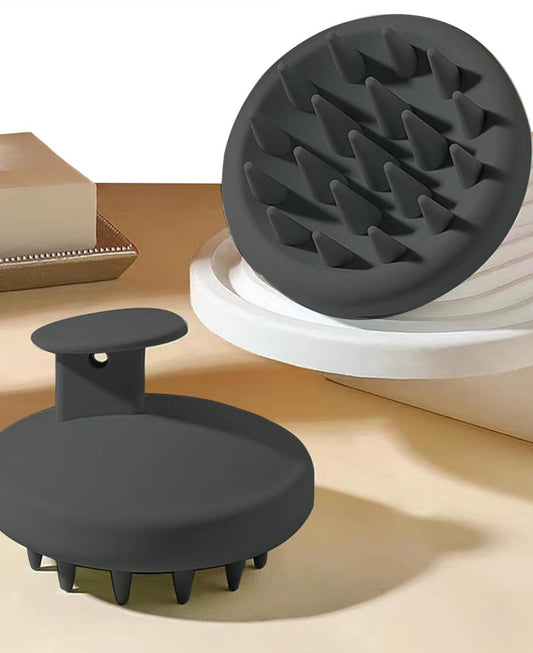 Brosse de lavage des cheveux en silicone,