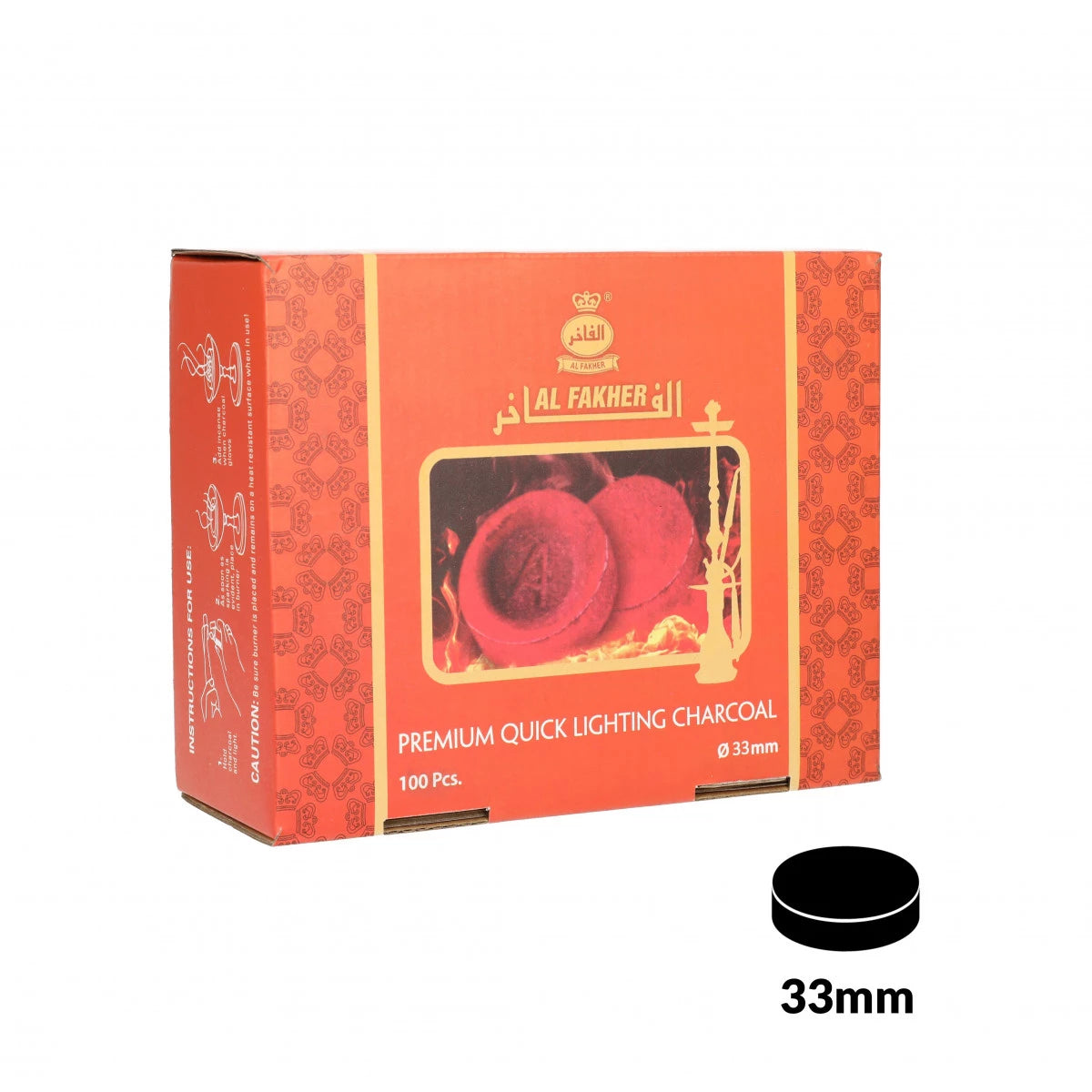 Charbon Auto-Allumant (Ronds - Paquet de 10)