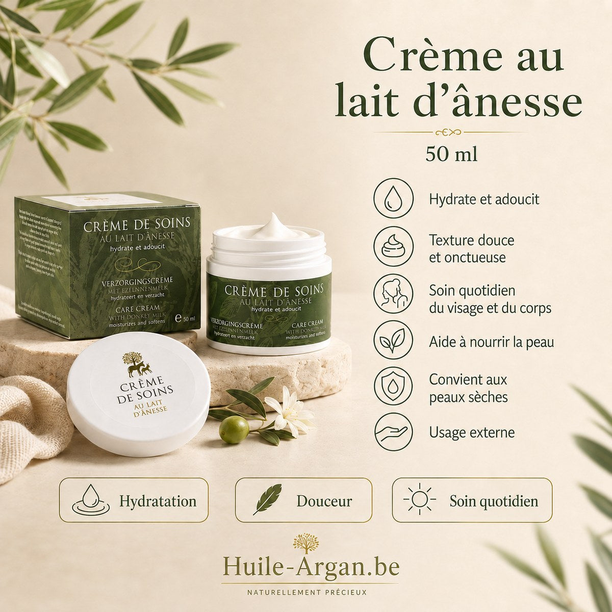 Gamme au Lait d’Ânesse – Douceur et Hydratation Naturelle