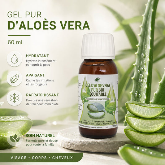 Gel Pur d'Aloè Vera Bio 60 ml