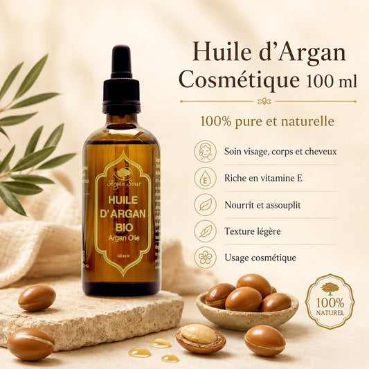 Huile d' Argan 100% Pure Cosmétique