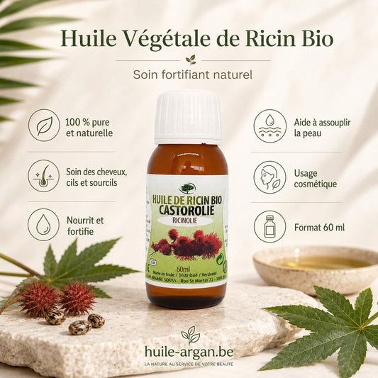 Huile Végétale de Ricin Bio 60 ml