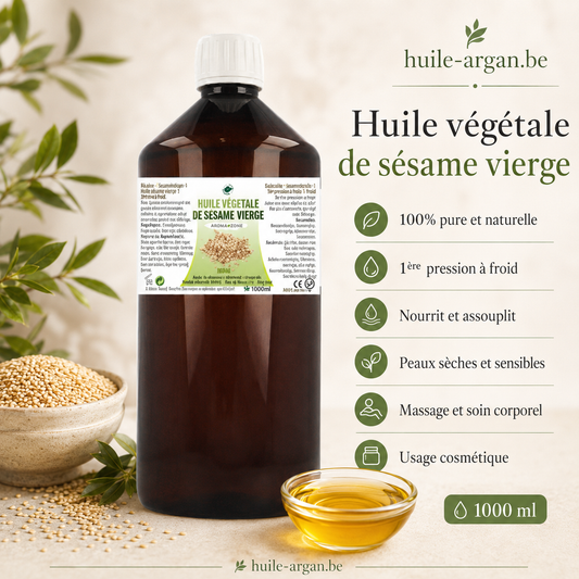 Huile Végétale Vierge de Sésame 60 ml