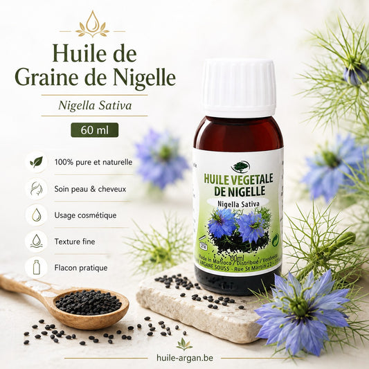 Huile de Graines de Nigelle Bio 60ml - 5 L