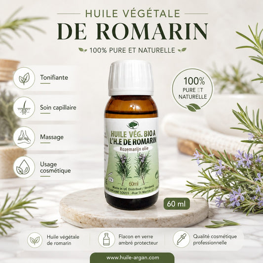 Huile Végétale à l'H.E de Romarin 60 ml