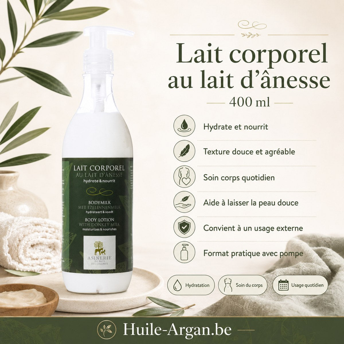 Gamme au Lait d’Ânesse – Douceur et Hydratation Naturelle