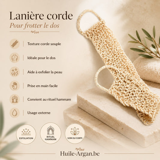 Lanière de Gommage Dorsale