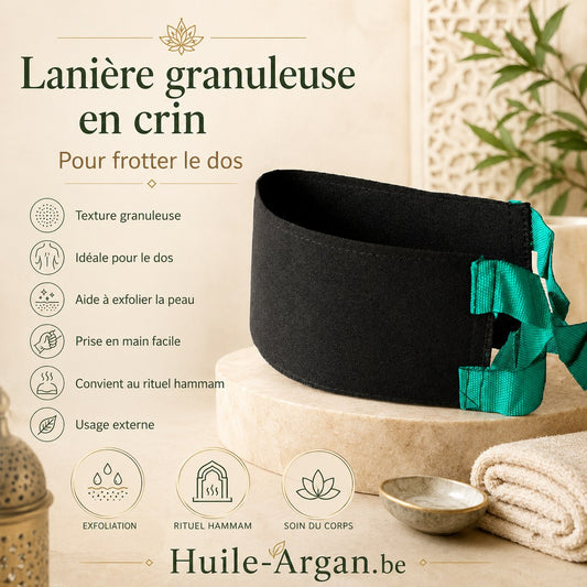 Lanière de Gommage Dorsale