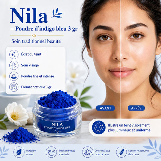 Nila Bleu Sahraouia - Poudre d'Indigo sahara