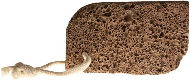 Pumice stone clay disc