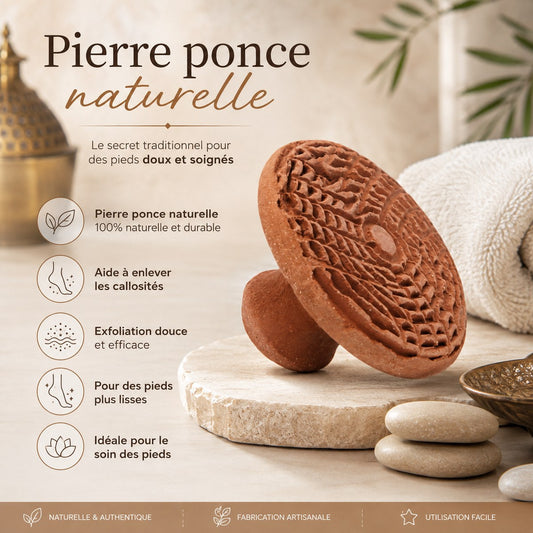 Pierre ponce disque en argile