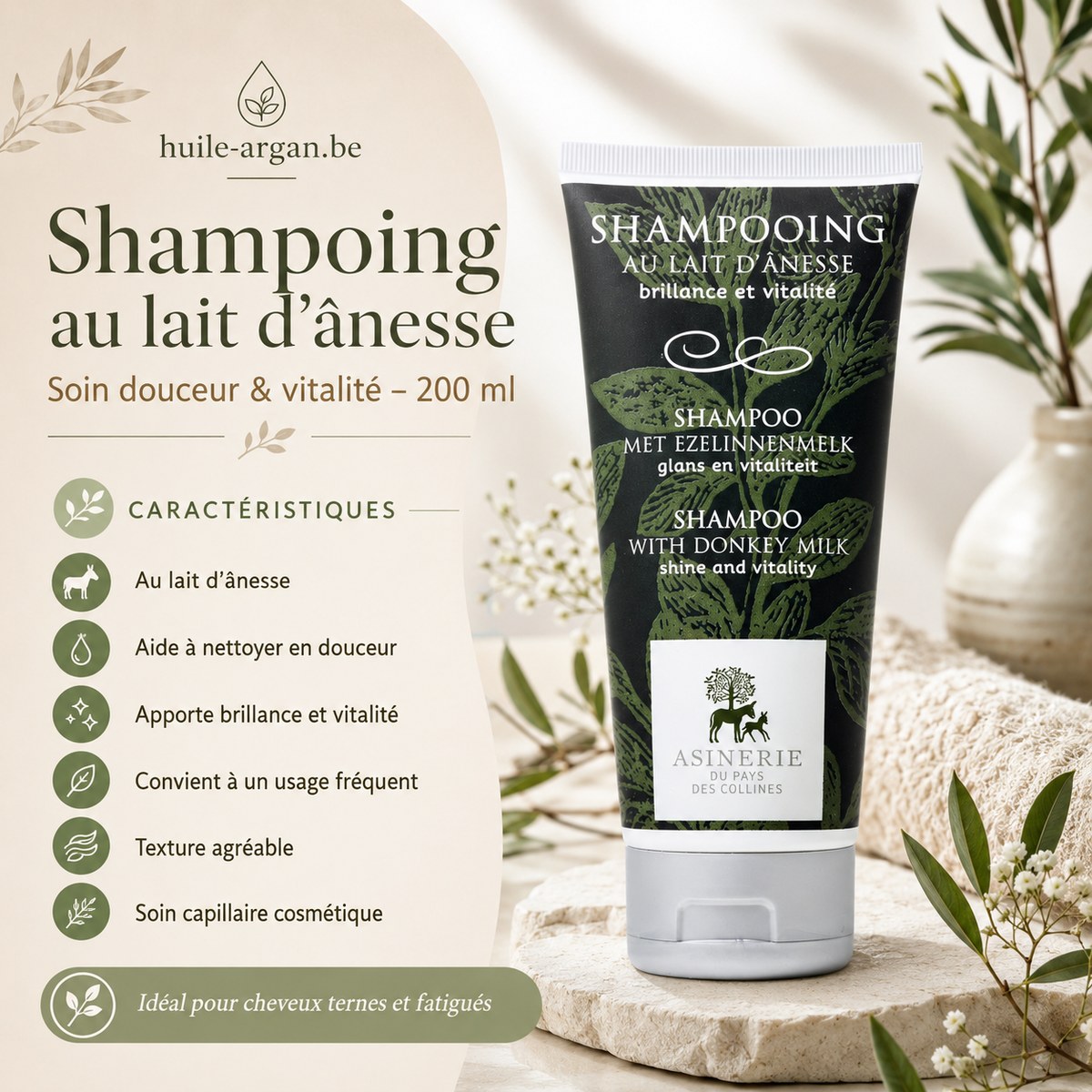 Gamme au Lait d’Ânesse – Douceur et Hydratation Naturelle